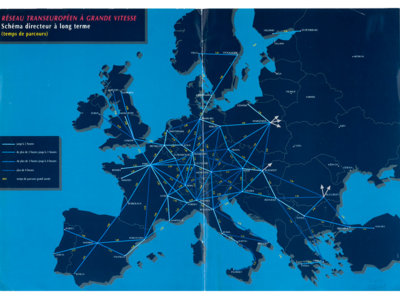 Reseau transeuropeen a grande vitesse: scheme directeur a long terme. 1998. Signatura MAP 05-11