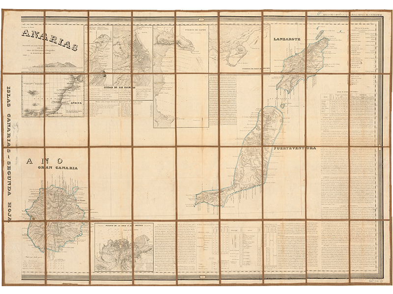 Atlas de Espaa y sus posesiones de Ultramar: Islas Canarias. Segunda hoja. 1849. Signatura MAP 07-27