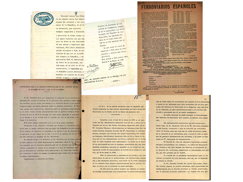 Las negociaciones y huelga de los ferroviarios. Ao 1920. Sign. P-0060-077