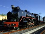 Locomotora de vapor 141F-2111 (North British, Gran Bretaa, 1953) Cesin: Museo del Ferrocarril de Galicia - Pieza IG: 00052