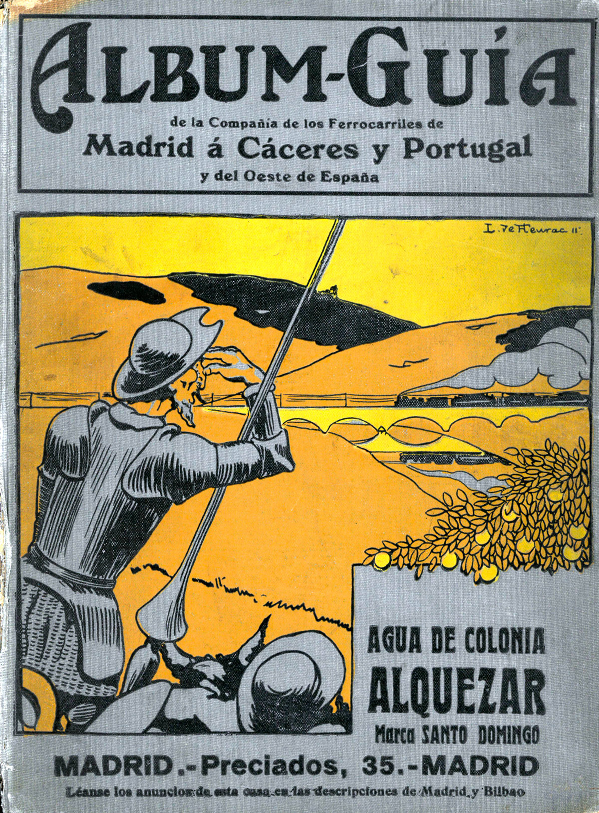 Álbum-Guía de la Compañía MCP y Oeste de España. Año 1913. <i>BF-MFM</i>