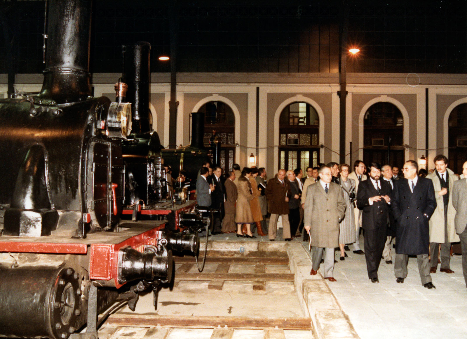Inauguración del Museo Nacional Ferroviario. 19-dic-1984. <i>Archivo Adif</i>
