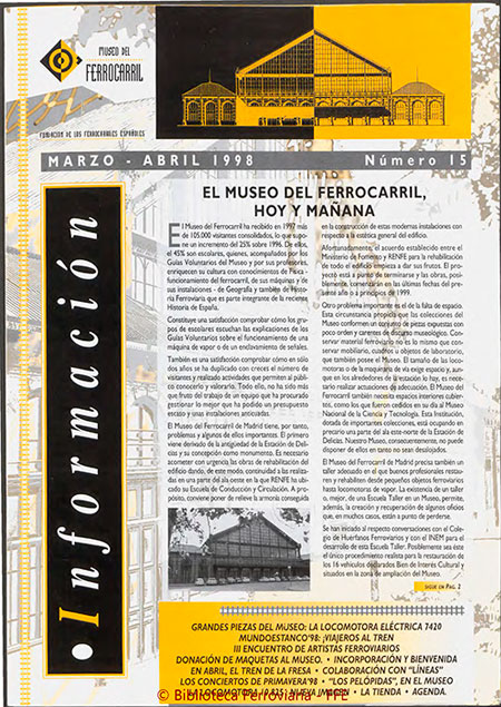 Boletines - Museo del Ferrocarril