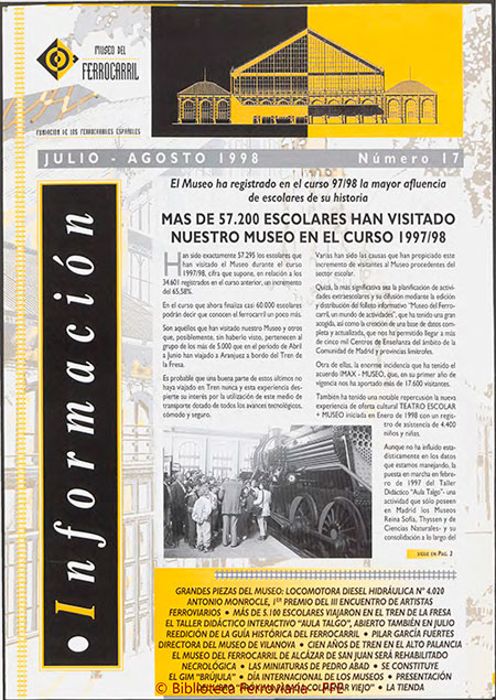 Boletines - Museo del Ferrocarril
