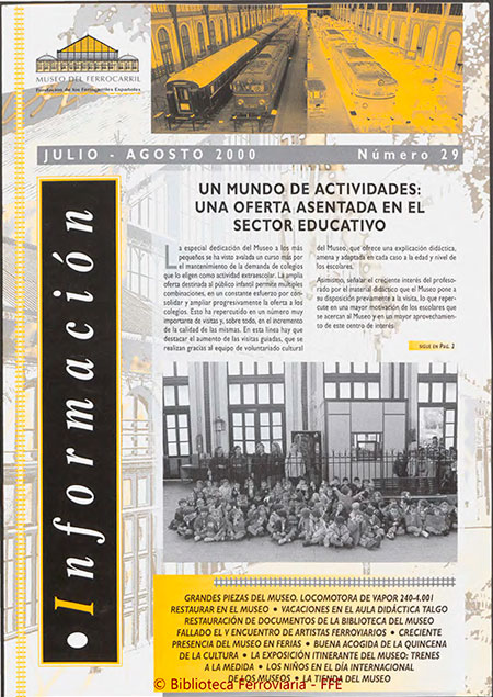 Boletines - Museo del Ferrocarril