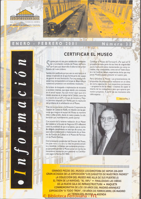 Boletines - Museo del Ferrocarril
