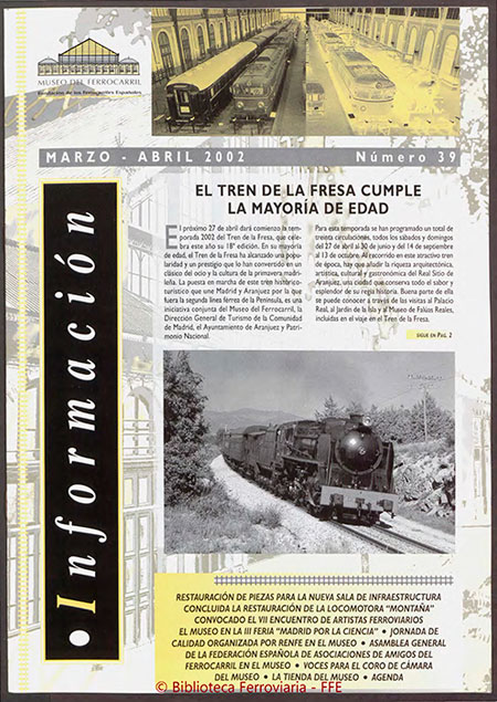 Boletines - Museo del Ferrocarril