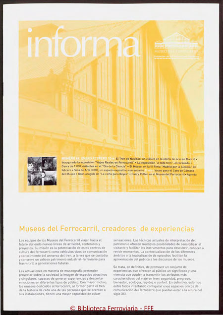 Boletines - Museo del Ferrocarril