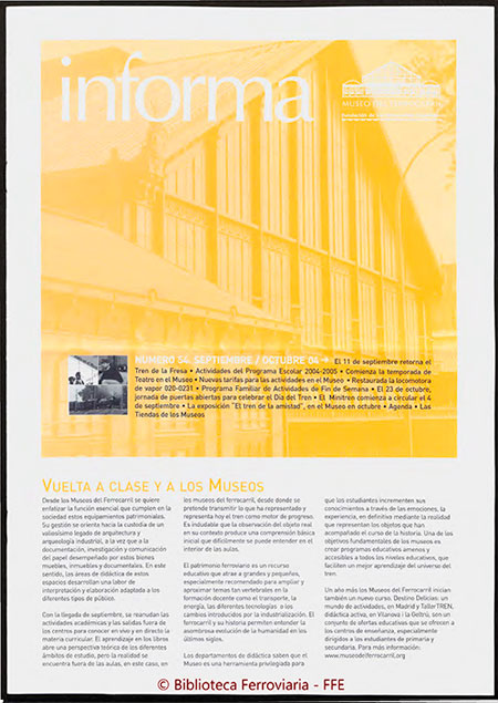 Boletines - Museo del Ferrocarril