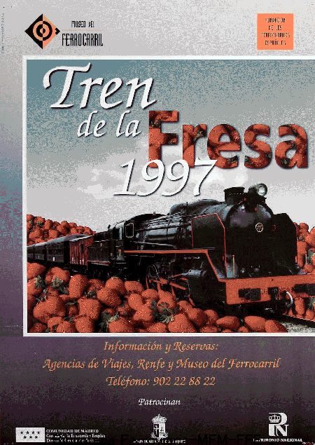 Tren de la fresa 1997: informacin y reservas agencias de viajes