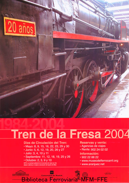 Tren de la Fresa 2004: 1984-2004. 20 aos