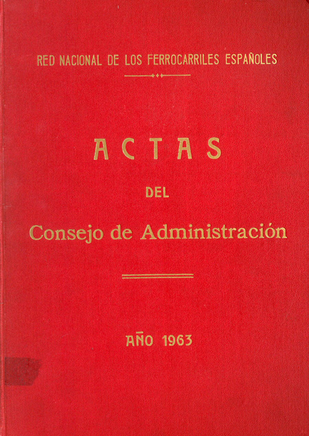 Extracto del acta de la sesin n 324 del Consejo de Administracin de RENFE