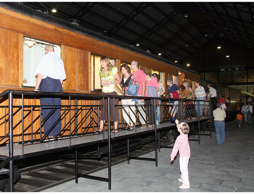 La Noche en Blanco en el -Museo del Ferrocarril de Madrid