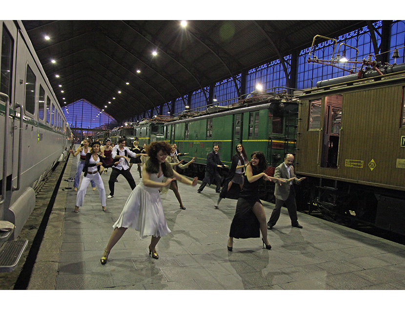 Noche de los libros en el Museo del Ferrocarril de Madrid