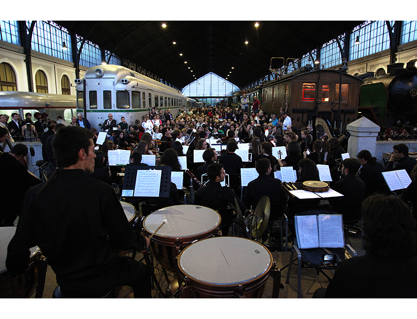 Noche de los Museos en el Museo del Ferrocarril de Madrid