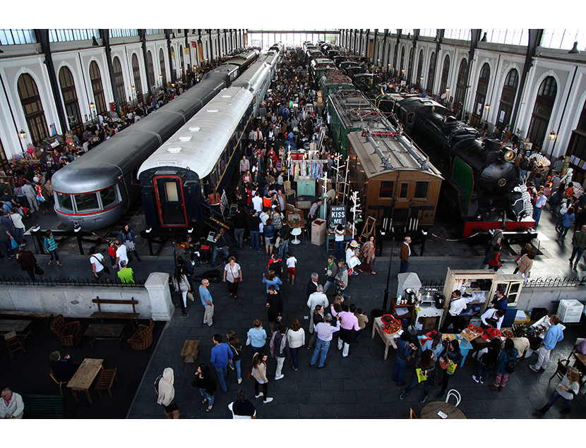 Primer Mercado de Motores en el Museo del Ferrocarril de Madrid