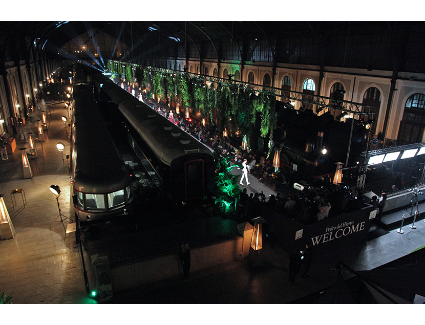 Evento de Pedro del Hierro en el Museo del Ferrocarril de Madrid