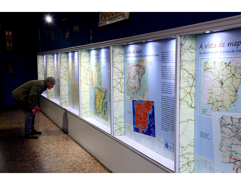 A vista de mapa: Un recorrido por la evolucin histrica del ferrocarril en Espaa