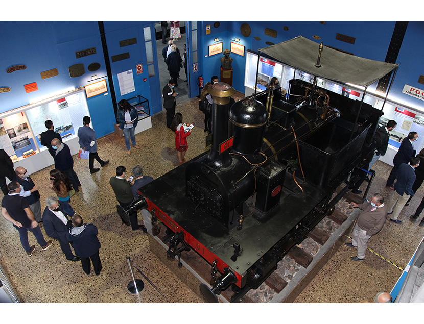 Inauguracin de la exposicin 170 aos del Ferrocarril en Madrid