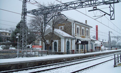 Estación de Collado Mediano en la línea de Villalba a Segovia. Febrero 2014 - 2014 - Madrid