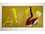 Espacio ocre. Joaqun Capa (grabado con aguafuerte y aguatinta sobre papel, dcada 1990). Medidas: 74 x 120 cm. Pieza IG: 07314