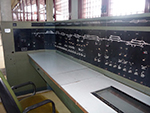 Mesa de Control de Tráfico Centralizado (General Railway Sistem Company, Estados Unidos, ca. 1950-1959) Cesión: Museo del Ferrocarril de Ponferrada, León - Pieza IG: 03453