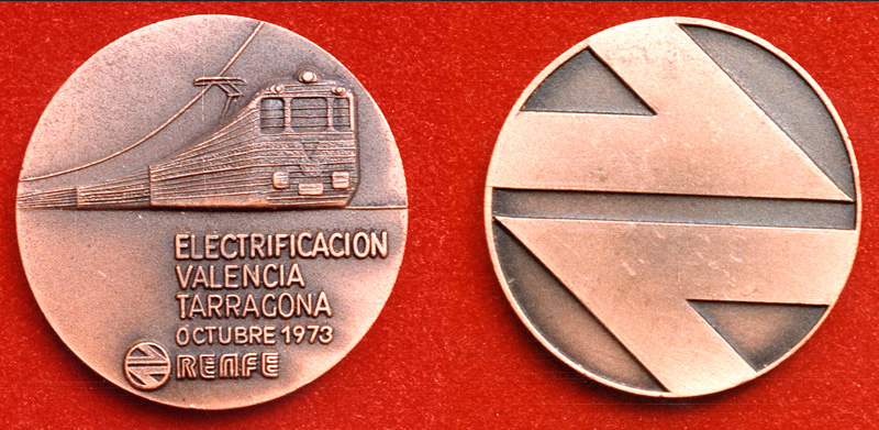 Electrificacin Valencia-Tarragona, octubre 1973