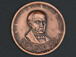 Medalla conmemorativa del Centenario del Ferrocarril Barcelona-Matar, 1848-1948 (Vallmitjana, 1948) - Pieza IG: 00768