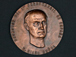 Medalla conmemorativa del 125 aniversario del primer ferrocarril de Espaa: Barcelona-Matar, 1848-1973 - (Jordi Arenas Clavell, 1973) - Pieza IG: 00799
