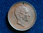 Medalla conmemorativa de la inauguracin del Ferrocarril de Salamanca (Gregorio Selln y Gonzlez, Madrid, 1877) - Pieza IG: 00772