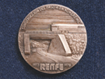 Medalla conmemorativa  de la construccin del paso a nivel nmero mil de Renfe, 1973-1978 (Annimo, 1978) - Pieza IG: 00813