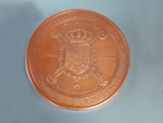 Medalla conmemorativa del Centenario de la creacin de las unidades de ferrocarriles, 1884-1984 (Rafael Len Molina, Crdoba, 1984) - Pieza IG: 00814)