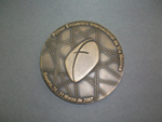 Medalla conmemorativa del primer encuentro internacional de Va Mtrica, Espaa del 24-31 de marzo de 2007 (Annimo, 2007). Donacin: Milagros Benito Mndez - Pieza IG: 06092
