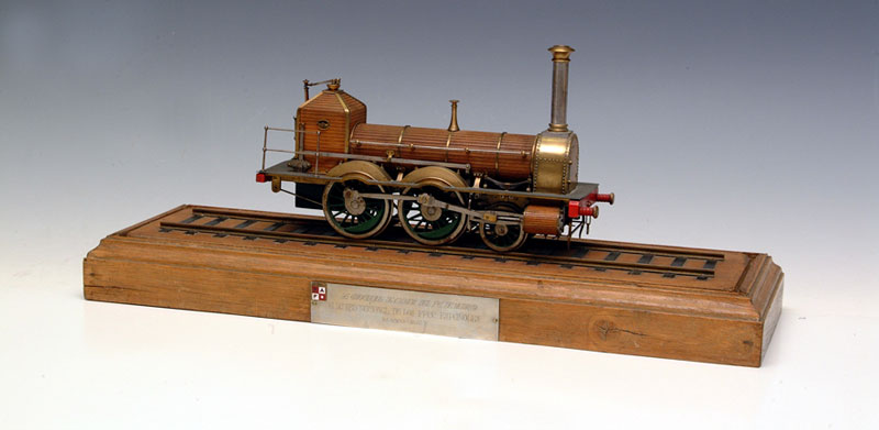 Modelo de locomotora de vapor tipo 120