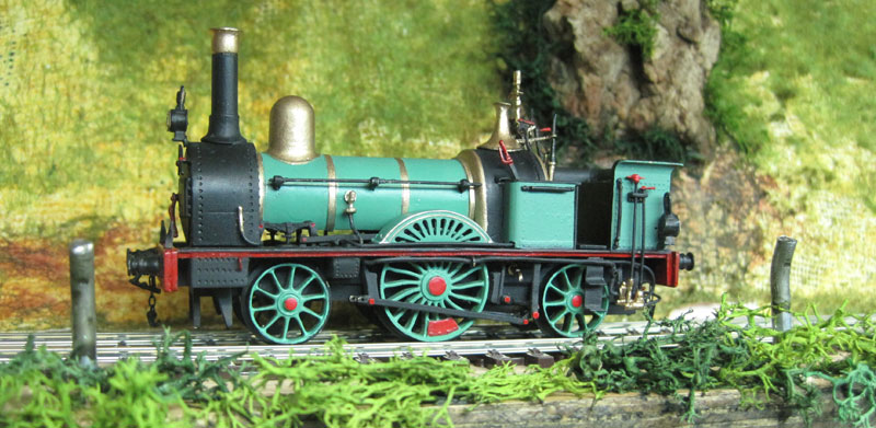 Modelo estático de la locomotora de vapor 1 “Tardienta”