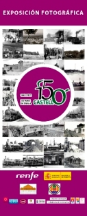 Una muestra fotogrfica rodante conmemora el 150 aniversario de la llegada del ferrocarril a Castelln
