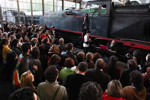 La Noche de los Libros en el Museo del Ferrocarril de Madrid
