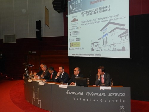 Vitoria acoge el VI Congreso de Historia Ferroviaria
