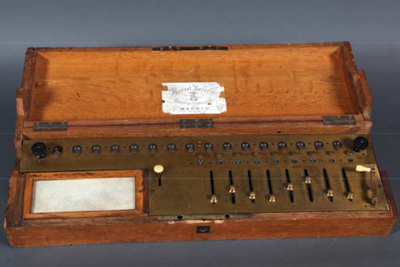 Aritmómetro o calculadora mecánica