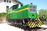 Locomotora de maniobras 10321 (303-021-0) (Maquinista Terrestre y Martima, Sulzer, Brown Boveri, Espaa-Suiza, 1960) Cesin: Ayuntamiento de Aranda de Duero - Pieza IG: 03691