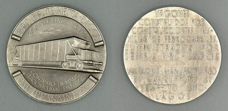 Contrato de 200 vagones entre CAF y la Nigerian Railway, 1977