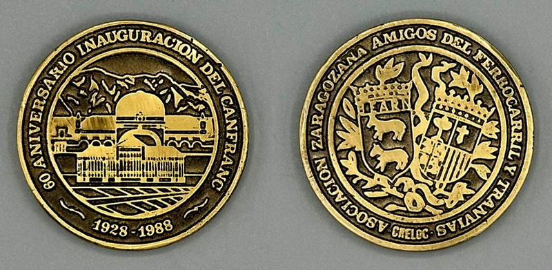 60. Aniversario de la inauguracin del Canfranc, 1928-1988