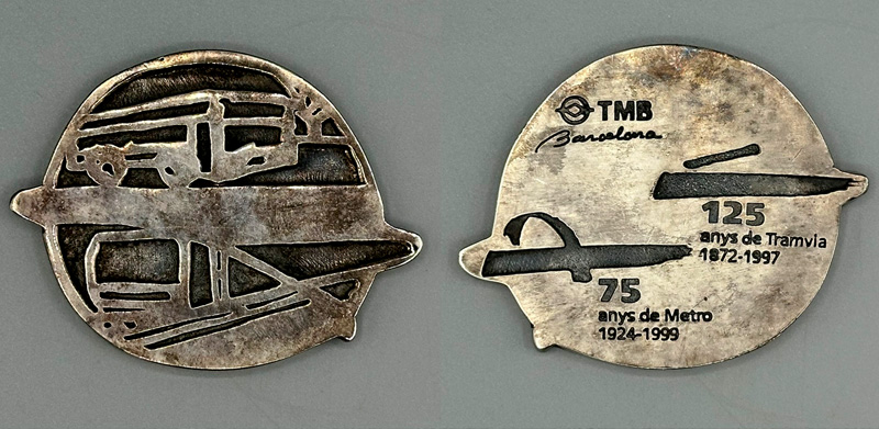 TMB Barcelona: 125 anys de Tramvia, 1872-1997, y 75 anys de Metro, 1924-1999