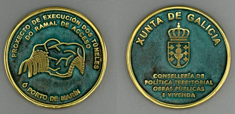 Inauguracin del ramal de acceso ferroviario Portomarn el 10 de junio de 2003