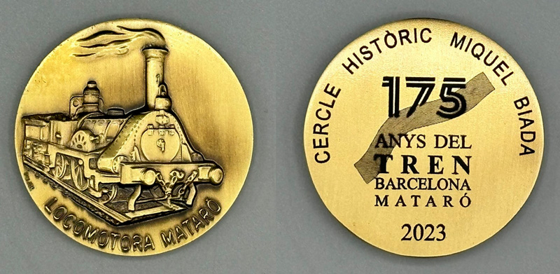 175 aos del del tren Barcelona Matar, 2023
