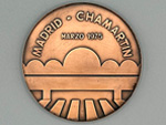 Medalla conmemorativa de la terminacin de la estacin de Chamartn en marzo de 1975 (Annimo, Espaa, 1975) - Pieza IG: 00801