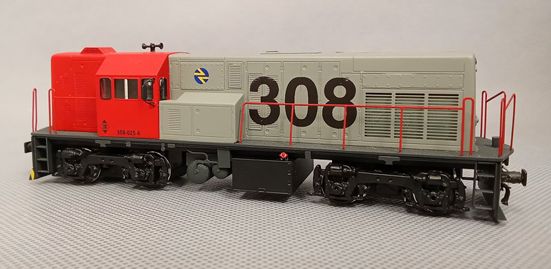 Modelo de locomotora disel 308
