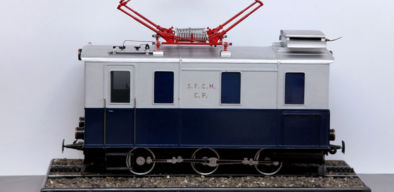 Modelo de locomotora elctrica del Fc. Cremallera de Nria