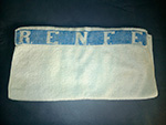 Toalla de mano de RENFE (Espa�a, ca. 1940) - Pieza IG: 08959