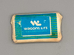 Pastilla de jab�n de la Compa��a Internacional de Wagons-Lits, CIWL (La Toja S.A., A Coru�a, d�cada de 1970). Donaci�n: Mariano de la Orden - Pieza IG: 08929